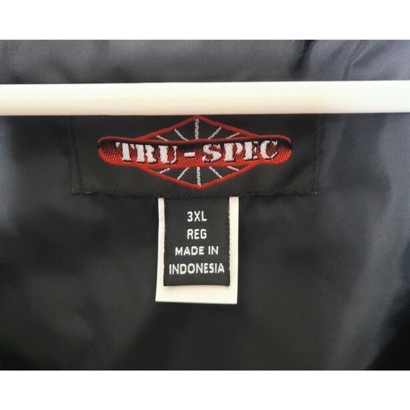 Tru Spec 3 In 1 Weathershield Black Tactical Jacket NEW Size 3XL Fleece Lined - Picture 9 of 12